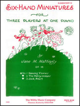 Dancing Fairies-1 Piano 6 Hands piano sheet music cover